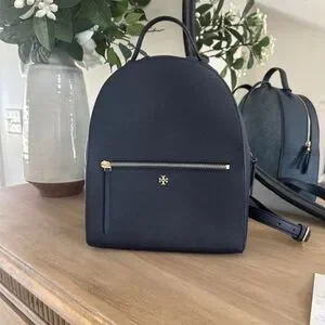 Tory Burch | Bags | Tory Burch Saffiano Navy Leather  display picture 2